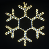 Световая игрушка шар "Снежинка", Teamprof, 50*50 см., 24В, теплый белый