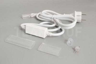 Комплект подключения для дюралайта Teamprof TPF-DL-2W-100-24V, белый провод