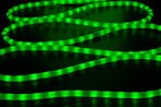 Качественная картинка Светодиодный дюралайт Teamprof, 2-х проводной, круглый, матовый, 13 мм, 2Вт, 220В, статика, зеленый