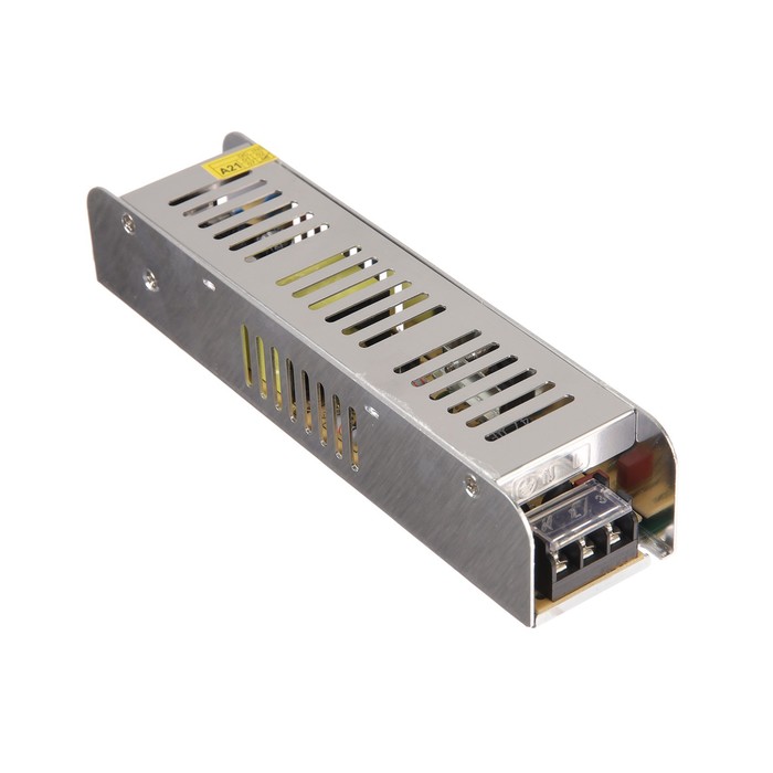 Качественная картинка Узкий блок питания General для светодиодной ленты 12 В, 120 Вт, IP20