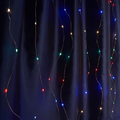 Светодиодная гирлянда Feron CL590, USB 240 LED 2*2м, мульти, IP20 , сетевой шнур 2м.