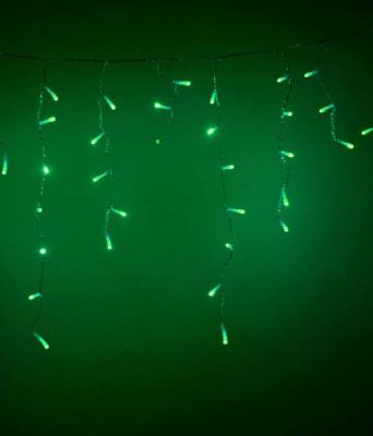 Светодиодная бахрома Laitcom 3,1x0,5м, 150 LED, IP54, прозр. провод, зеленая