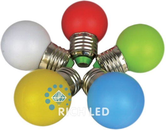 Качественная картинка Лампа для Белт-лайт, цвет RGB, E27, 2 Вт