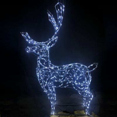 Декоративная 3D Олень стилизованный 220 см Neon-Night
