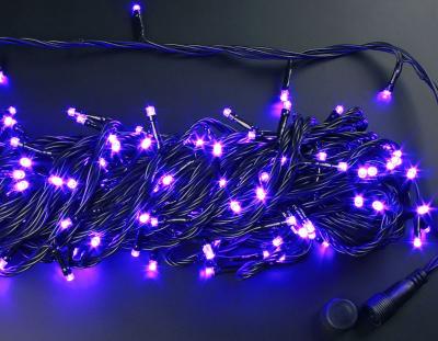 Светодиодные гирлянды RichLed Нить 20 метров, 220 В, 8 режимов работы, цвет фиолетовый