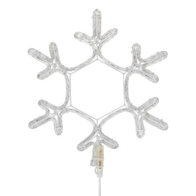 Светодиодная фигура из дюралайта Снежинка 45x38см БЕЛЫЙ NEON-NIGHT