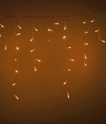 Светодиодная бахрома Laitcom 4,9x0,5м, 240 LED, IP54, прозр. пр., желтый