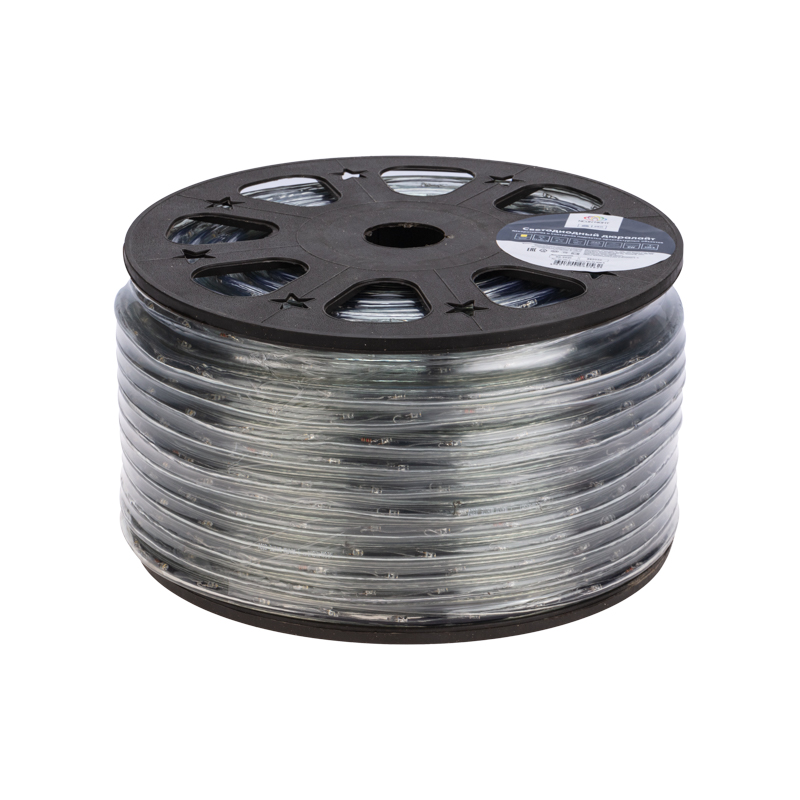 Качественная картинка Дюралайт NEON-NIGHT двухжильный 230В 13мм 24 LED/м ЗЕЛЕНЫЙ статика