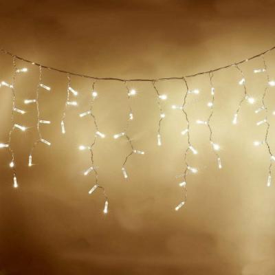 Светодиодная бахрома Laitcom 4,9x0,5м, 240 LED, IP54, прозр.провод т.белый (мерц. БЕЛЫЙ ДИОД)