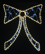 Световая игрушка Бант, Teamprof, 58*63 см., 24В, теплый белый+белый