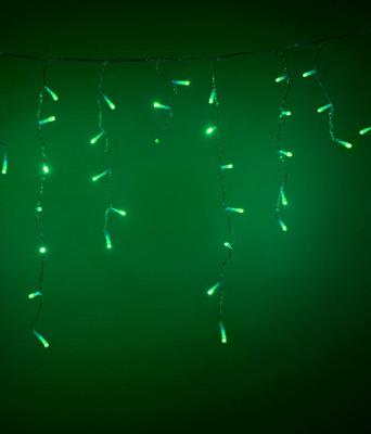 Светодиодная бахрома Laitcom 3,1x0,5м, 150 LED, IP54, черн. пр., зеленый