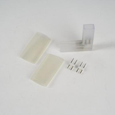 L-коннектор для двустороннего гибкого неона ALEDUS 08х15 мм