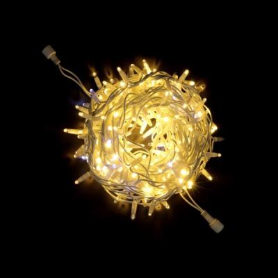 Светодиодная нить с колпачком Laitcom, 10м, 220В, 300 LED, провод бел. кауч, IP65, т.белый с мерц