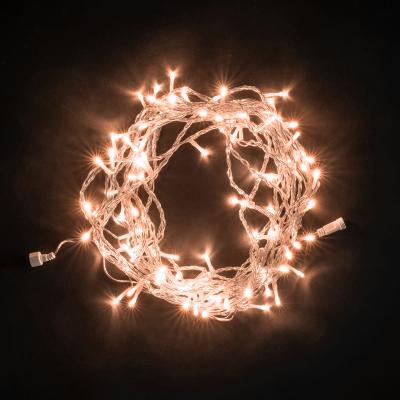 Светодиодная нить Laitcom, 10м, 24V, 100 LED, IP54, прозрачный провод, экстра тепл. белый