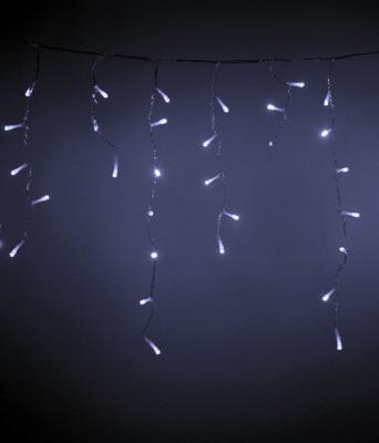 Светодиодная бахрома Laitcom 3,1x0,5м, 150 LED, IP54, прозр. пр., белый