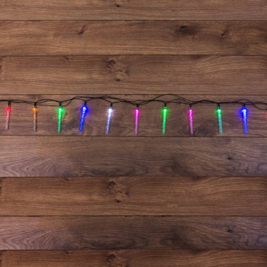 Гирлянда светодиодная Палочки с пузырьками Neon-Night 2 м, прозрачный ПВХ, IP 20, 20 палочек, мульти