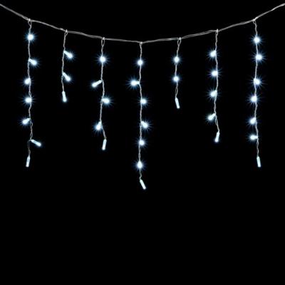 Светодиодная бахрома Laitcom 4,9x0,5м, 189 LED, IP65, прозр.пр.ПВХ, белый
