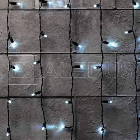 Светодиодный занавес ALEDUS 2x9 м, провод каучук (резина), без мерцания