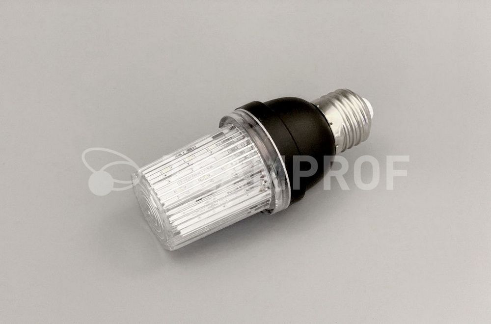 Качественная картинка Строб-лампа для белт-лайт Teamprof, 2 Вт, d=40 мм, высота 88 мм, белая