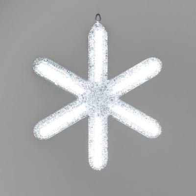 Снежинка светодиодная “Московская” Laitcom Ø0,3м, Акрил, Белая 24B