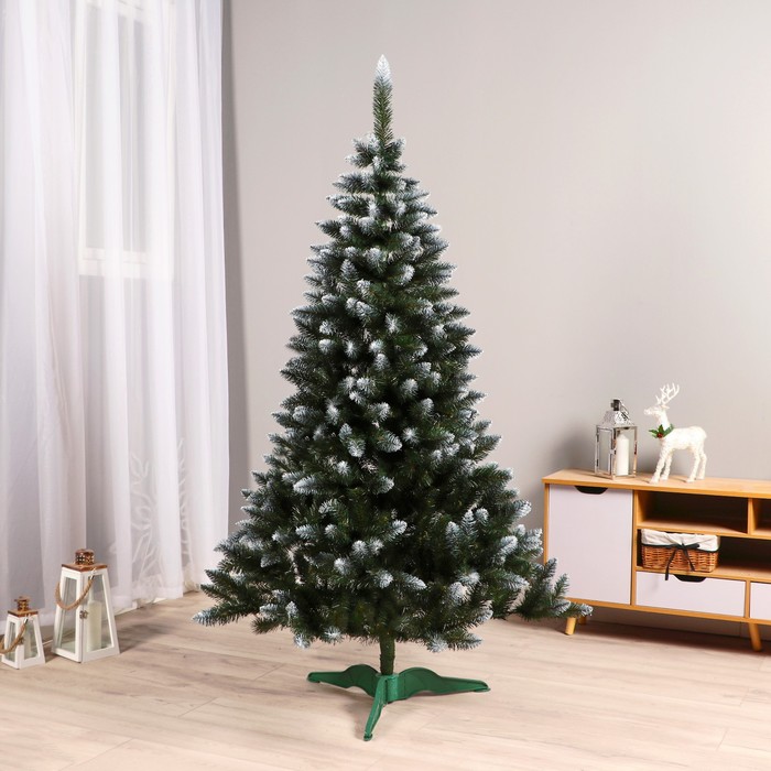 Качественная картинка Ёлка искусственная "Крымская заснеженная" 180 см.