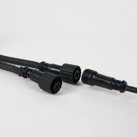 Качественная картинка Импульсный источник питания для двустороннего неона ALEDUS 220/24 В, 150 Вт, 1.5 м, черный без вилки