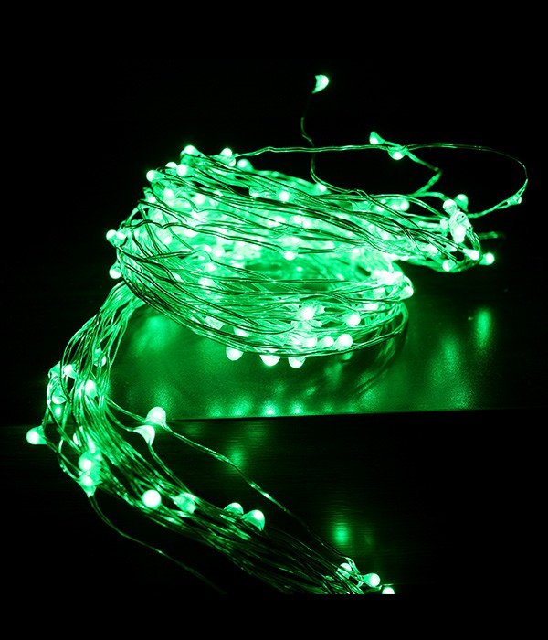 Качественная картинка 08-033, Гирлянда "Branch light", 1,5м., 12V, проволока, зеленый