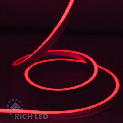 Светодиодный гибкий неон Rich LED  красный RL-FX816-120-24V-R/R