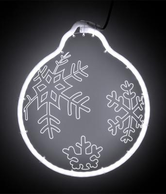 Светодиодная Фигура Шар Laitcom 30 x 30 см Белая, Гибкий Неон и Акрилайт, IP54