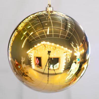 Шар пластиковый Laitcom, 250 мм, 1 шт, светло-золотой