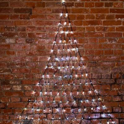 Cветодиодная cеть NEON-NIGHT треугольная 1,5х2х2м БЕЛЫЙ черный ПВХ IP65 динамика 230В