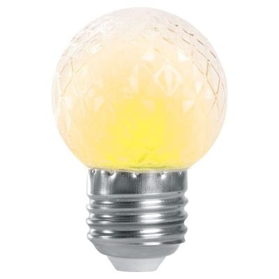 Светодиодная лампа-строб Feron, (1W) 230V E27 2700K G45 прозрачая, LB-377