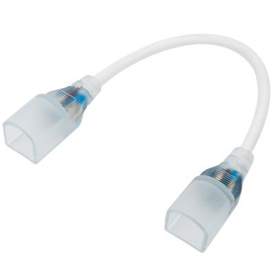 Коннектор для гибкого неона формы D 16х16 мм, провод ПВХ, длина 20 см (цена за 1 шт.)