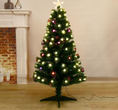 Ёлка фиброоптическая "Огонёк", 120 см, d нижнего яруса 65 см, 124 ветки мод.T821V12-120