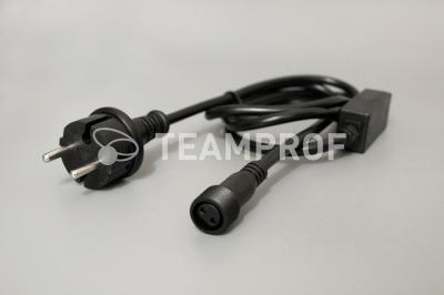 Блок питания 4А Teamprof, универсальный, черный TPF-220AC/DC-4AU-B