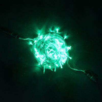 Светодиодная нить Laitcom с возможностью динамики, 20м, 200 LED, IP65, 24V, проз.пр., зеленый