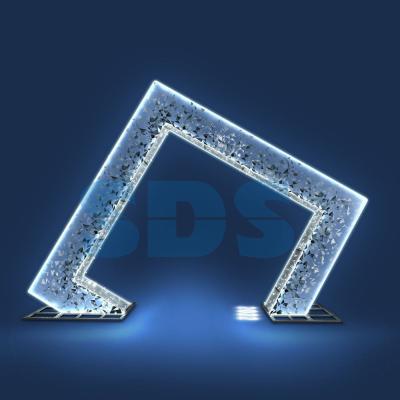 Декоративная арка Ромб 300 см белая Neon-Night