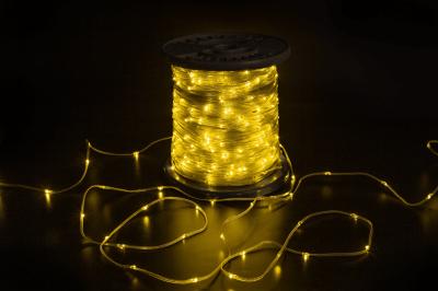 Светодиодная гирлянда "Краса" Teamprof, 200м, 2000 LED, прозрачный провод, желтая