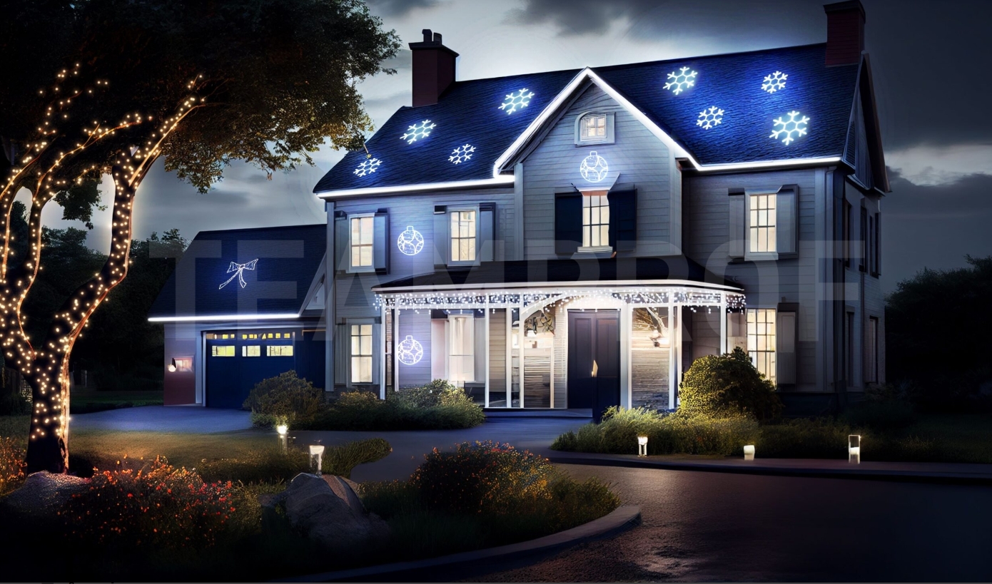 Качественная картинка Снежинка MAIN Teamprof, 50 см, белый