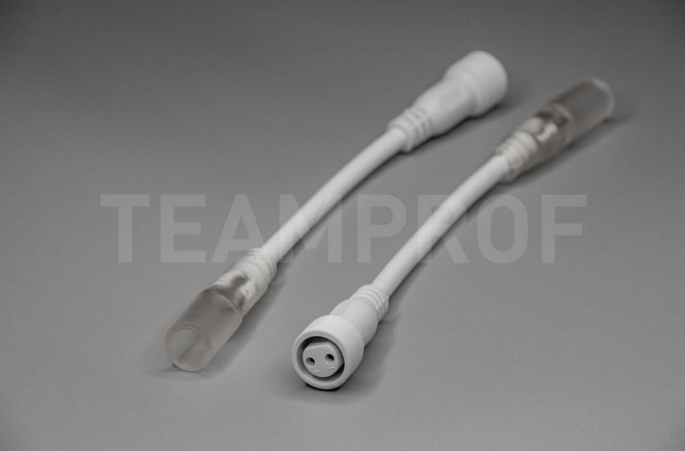 Качественная картинка Переходник дюралайт-нить, Teamprof, белый