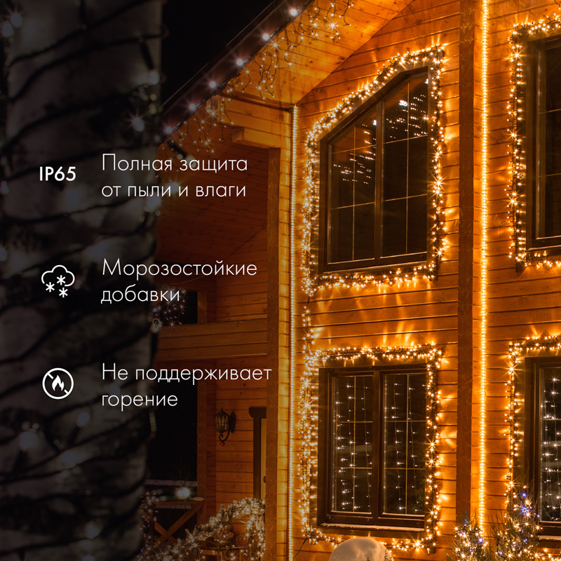 Качественная картинка Дюралайт NEON-NIGHT двухжильный 24В 13мм 36 LED/м ТЕПЛЫЙ БЕЛЫЙ статика