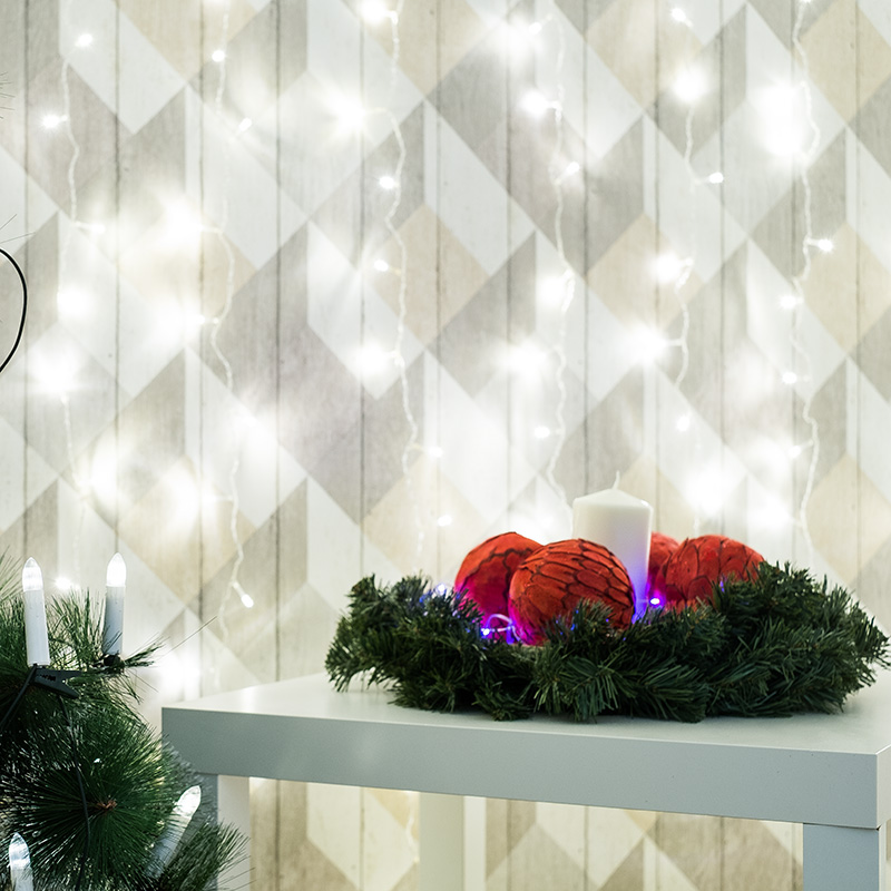 Качественная картинка Еловый венок NEON-NIGHT Ø 60см, ПВХ