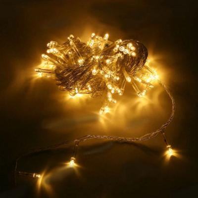 Светодиодная нить Laitcom, 10м, 24V, 100 LED, IP54, прозрачный провод, тепл. белый