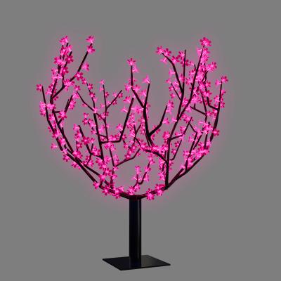 Светодиодное Дерево Сакура 2,4м, диаметр кроны 2,0м, розовые LED, IP65, NEON-NIGHT