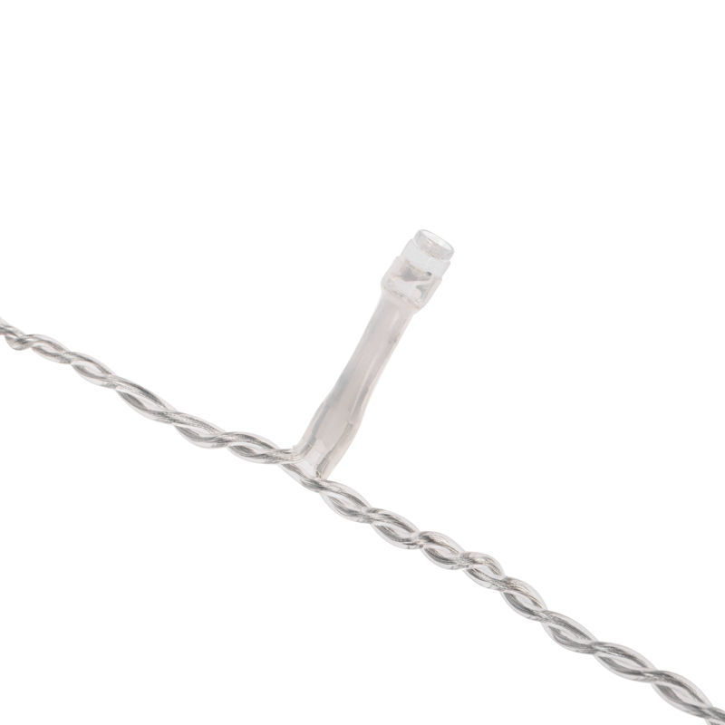 Качественная картинка Гирлянда Нить 10м, с эффектом мерцания, прозрачный провод, IP44, 230В, диоды БЕЛЫЕ