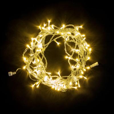 Светодиодная нить Laitcom, 10м, 100 LED, IP54, прозр. провод ПВХ, шампань