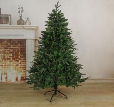 Ёлка литая 180 см, d нижнего яруса 105 см, 650 веток, металл подставка