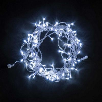 Светодиодная нить Laitcom, 10 м, 100 LED, IP54, прозр. провод, мерц.белого диода, белый