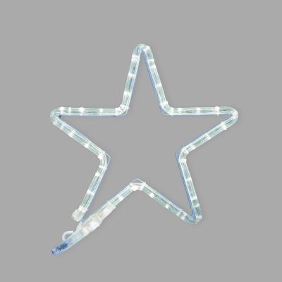 Светодиодная фигура из дюралайта Звездочка 30x28см БЕЛЫЙ NEON-NIGHT