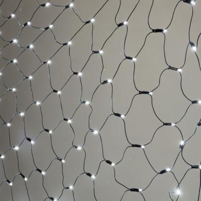 Светодиодная сеть Laitcom, 2x3м, 384 LED, IP65, 220В, черный провод ПВХ, белый